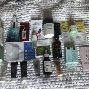 LARGE AND NICHE skincare sample bundle!